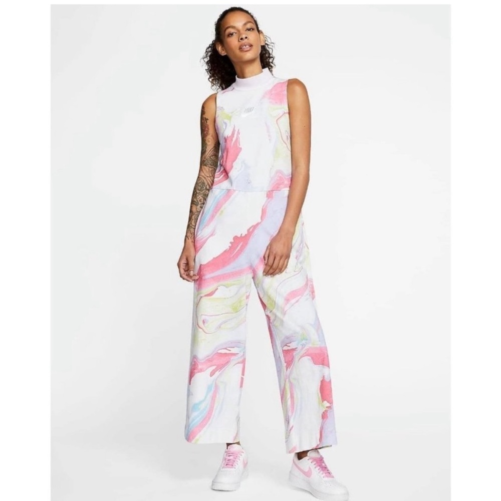 Nike tie dye jumpsuit xs like new worn once